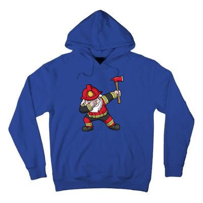 Fire Santa Firefighter Dabbing Dance Cool Gift Tall Hoodie