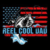 Fishing Stuff For Fathers Day Reel Cool Dad American Flag Impact Tech Backpack