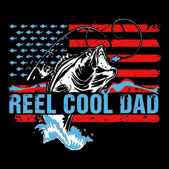 Fishing Stuff For Fathers Day Reel Cool Dad American Flag Impact Tech Backpack