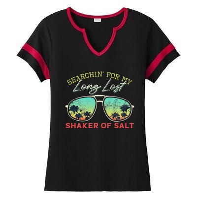 Funny Searching For My Long Lost Shaker Of Salt Shaker Ladies Halftime Notch Neck Tee