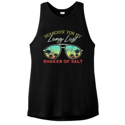 Funny Searching For My Long Lost Shaker Of Salt Shaker Ladies PosiCharge Tri-Blend Wicking Tank