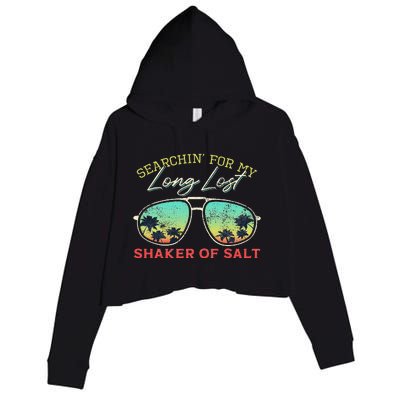 Funny Searching For My Long Lost Shaker Of Salt Shaker Crop Fleece Hoodie