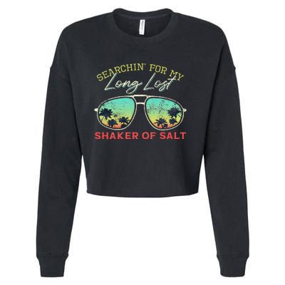 Funny Searching For My Long Lost Shaker Of Salt Shaker Cropped Pullover Crew