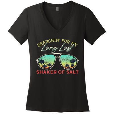 Funny Searching For My Long Lost Shaker Of Salt Shaker Women's V-Neck T-Shirt