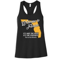 Funny saying Florida Anti Gov. Ron DeSantis Women's Racerback Tank