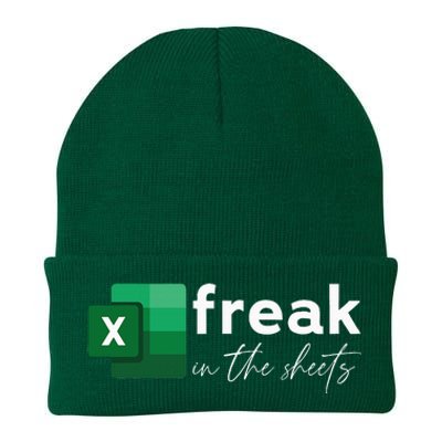 Funny Spreadsheet Freak In The Sheets Accountant Knit Cap Winter Beanie