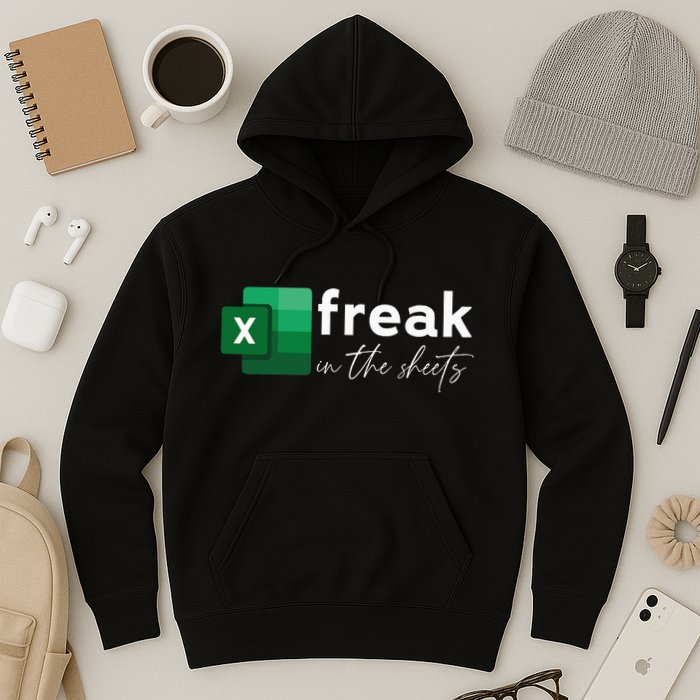 Funny Spreadsheet Freak In The Sheets Accountant Hoodie