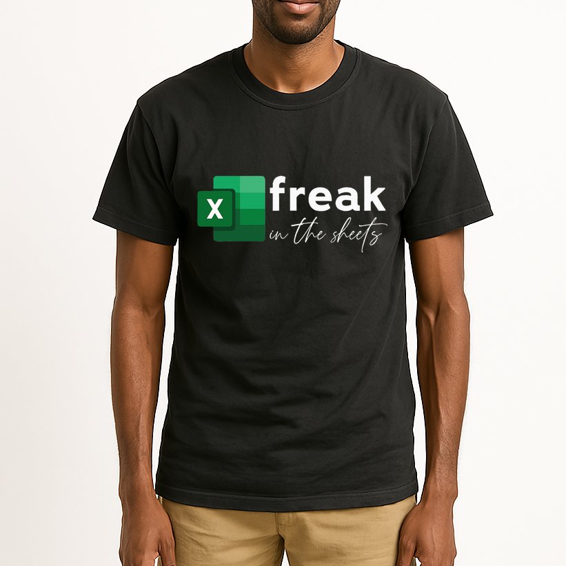 Funny Spreadsheet Freak In The Sheets Accountant Tall T-Shirt