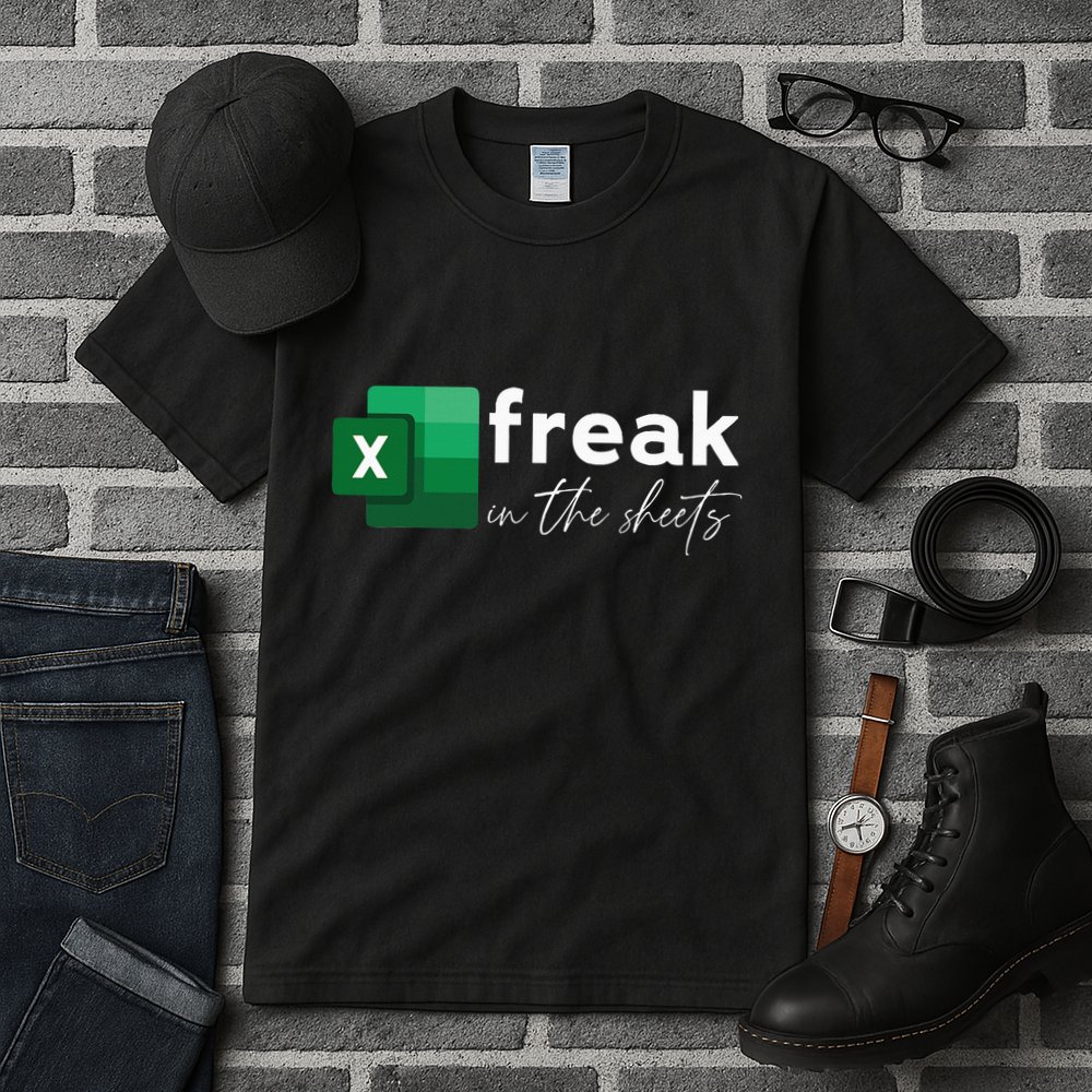 Funny Spreadsheet Freak In The Sheets Accountant Tall T-Shirt
