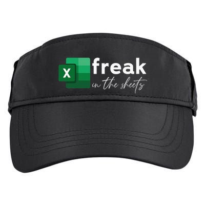Funny Spreadsheet Freak In The Sheets Accountant Adult Drive Performance Visor