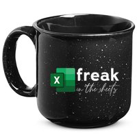 Funny Spreadsheet Freak In The Sheets Accountant 15oz Campfire Ceramic Mug