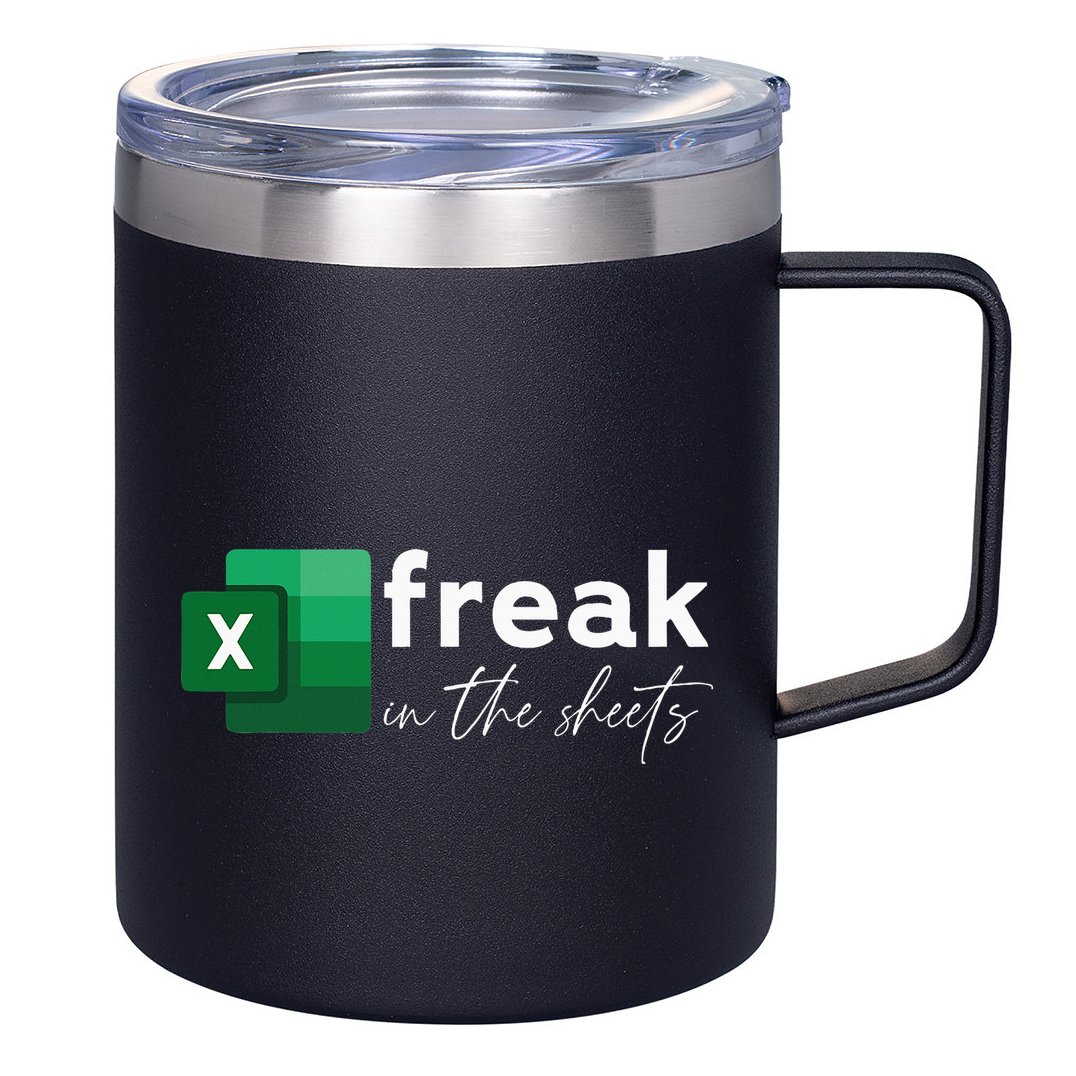 Funny Spreadsheet Freak In The Sheets Accountant 12oz Stainless Steel Coffee Mug