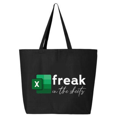 Funny Spreadsheet Freak In The Sheets Accountant 25L Jumbo Tote