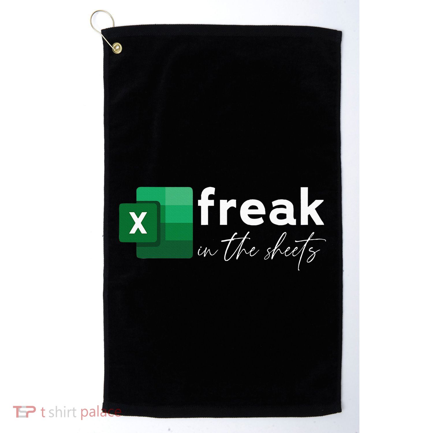 Funny Spreadsheet Freak In The Sheets Accountant Golf Towel