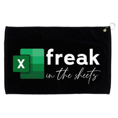 Funny Spreadsheet Freak In The Sheets Accountant Grommeted Golf Towel