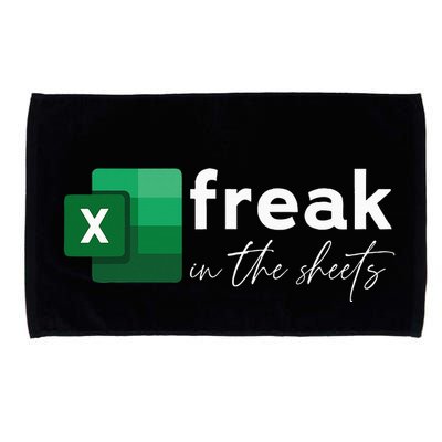 Funny Spreadsheet Freak In The Sheets Accountant Microfiber Hand Towel