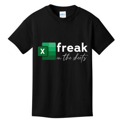 Funny Spreadsheet Freak In The Sheets Accountant Kids T-Shirt