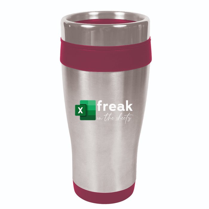 Funny Spreadsheet Freak In The Sheets Accountant 16oz Travel Tumbler
