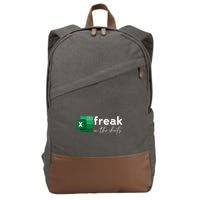 Funny Spreadsheet Freak In The Sheets Accountant Cotton Canvas Backpack