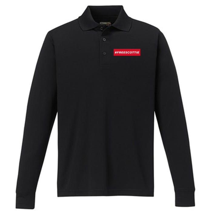 Free Scottie Performance Long Sleeve Polo