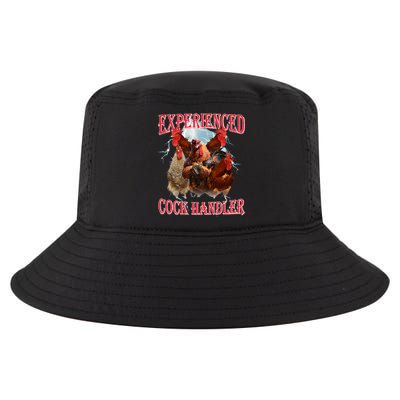 Funny Sayings For Adult Experienced Cock Handler Cool Comfort Performance Bucket Hat