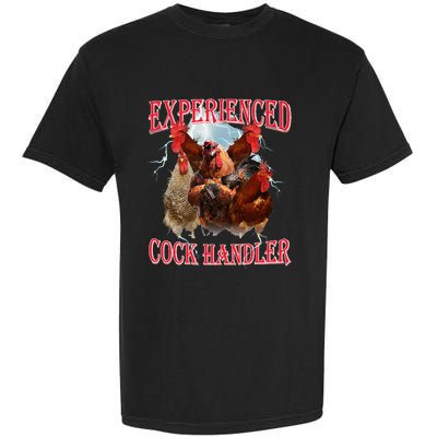 Funny Sayings For Adult Experienced Cock Handler Garment-Dyed Heavyweight T-Shirt