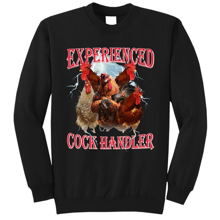 Funny Sayings For Adult Experienced Cock Handler Sweatshirt