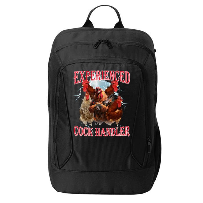 Funny Sayings For Adult Experienced Cock Handler City Backpack