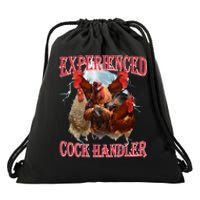 Funny Sayings For Adult Experienced Cock Handler Drawstring Bag