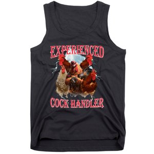 Funny Sayings For Adult Experienced Cock Handler Tank Top