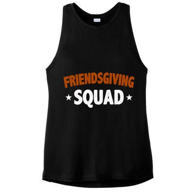 Friendsgiving Squad Ladies PosiCharge Tri-Blend Wicking Tank