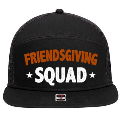 Friendsgiving Squad 7 Panel Mesh Trucker Snapback Hat