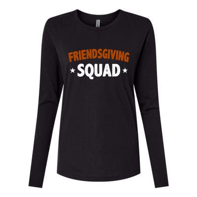 Friendsgiving Squad Womens Cotton Relaxed Long Sleeve T-Shirt