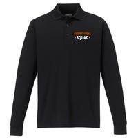 Friendsgiving Squad Performance Long Sleeve Polo