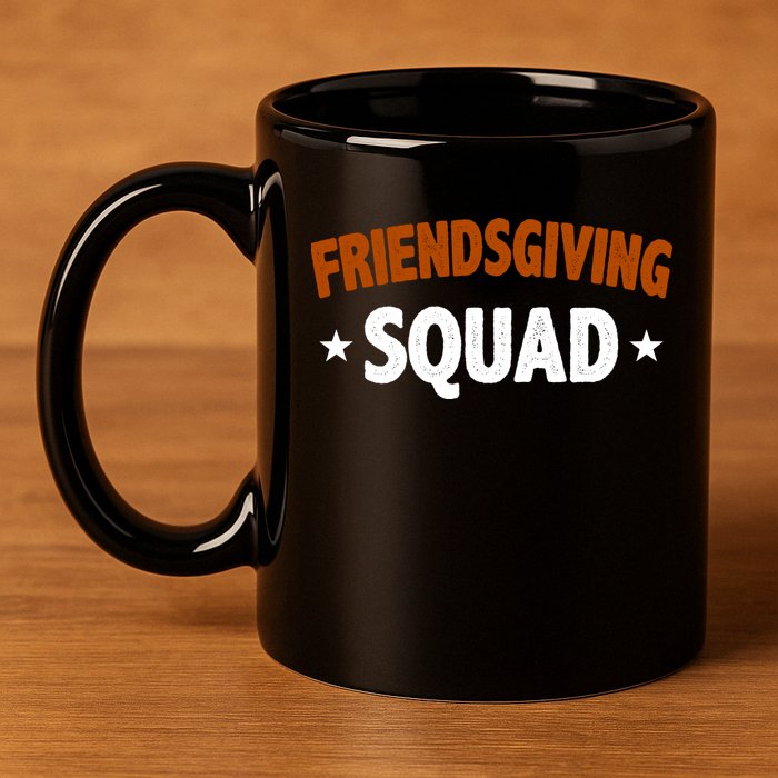 Friendsgiving Squad 11oz C Handle Ceramic Mug
