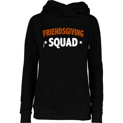 Friendsgiving Squad Womens Funnel Neck Pullover Hood