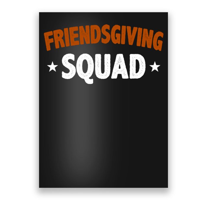 Friendsgiving Squad Poster