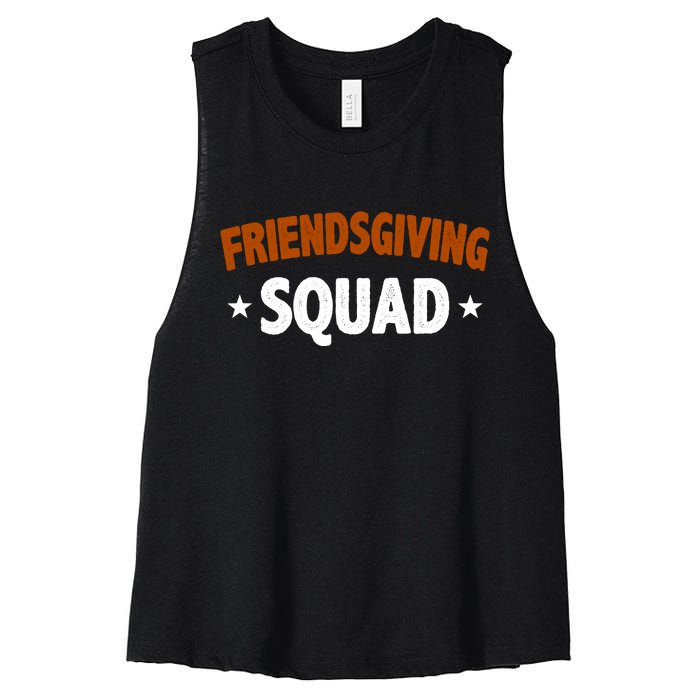 Friendsgiving Squad Women's Racerback Cropped Tank