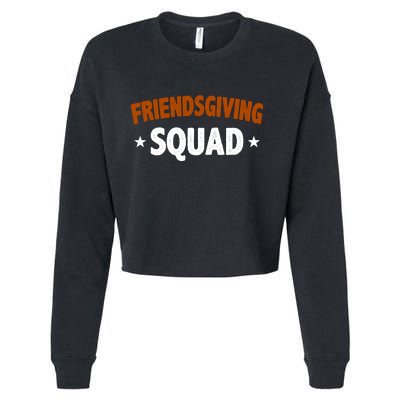 Friendsgiving Squad Cropped Pullover Crew