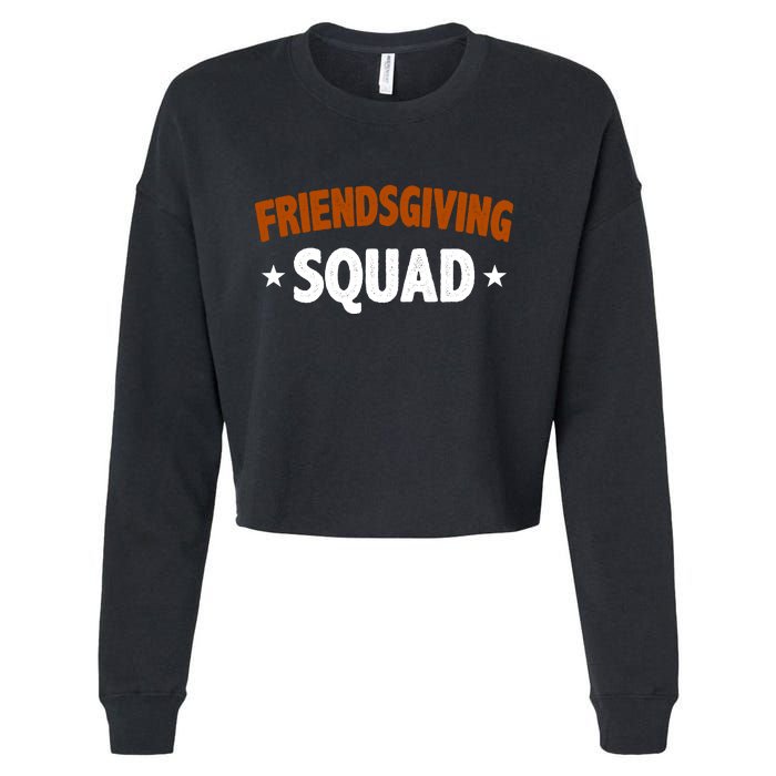 Friendsgiving Squad Cropped Pullover Crew