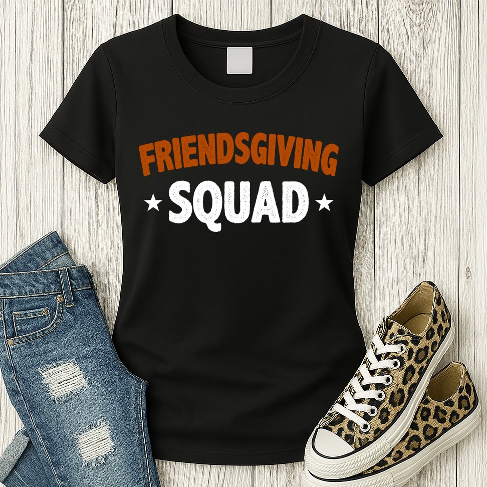 Friendsgiving Squad Womens T-Shirt