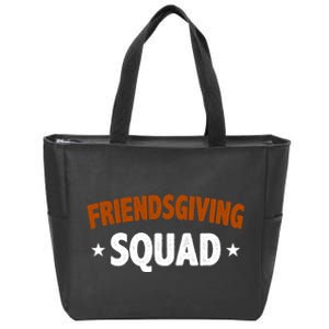 Friendsgiving Squad Zip Tote Bag