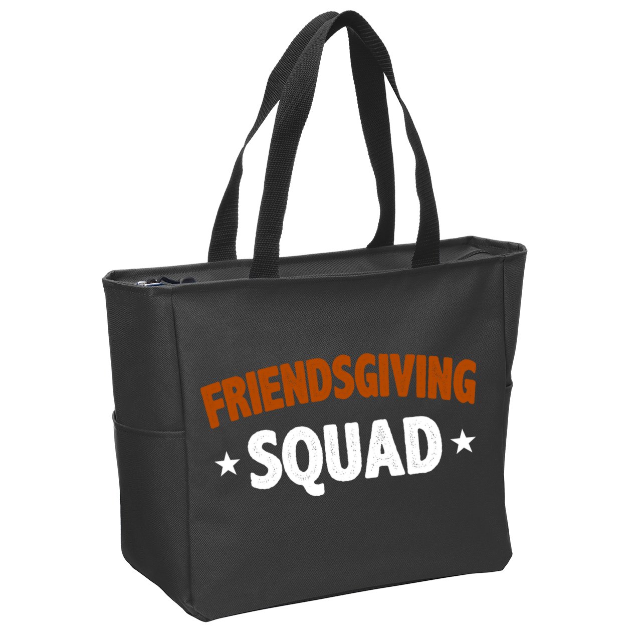 Friendsgiving Squad Zip Tote Bag
