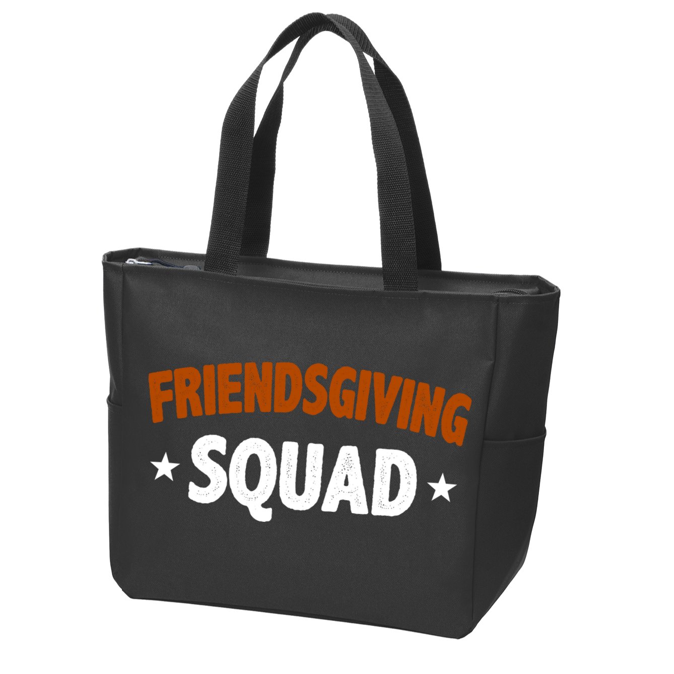 Friendsgiving Squad Zip Tote Bag
