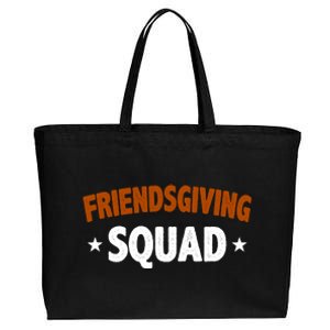 Friendsgiving Squad Cotton Canvas Jumbo Tote