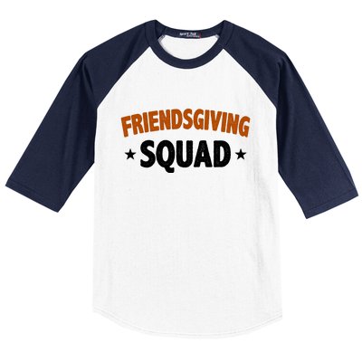 Friendsgiving Squad Baseball Sleeve Shirt