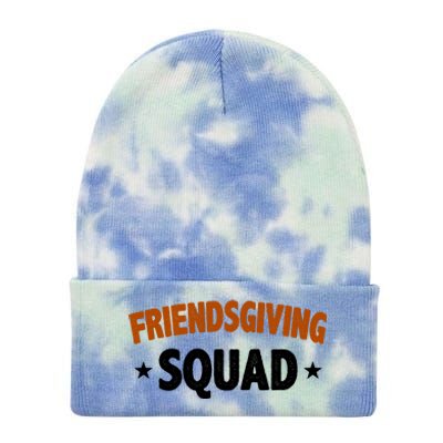 Friendsgiving Squad Tie Dye 12in Knit Beanie