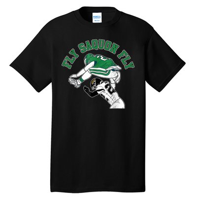 Fly Saquon Fly Barkley The Reverse Hurdle Tall T-Shirt