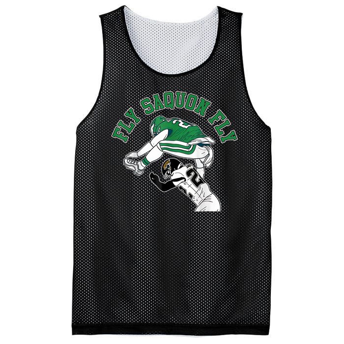 Fly Saquon Fly Barkley The Reverse Hurdle Mesh Reversible Basketball Jersey Tank