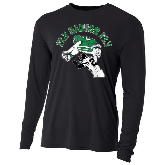 Fly Saquon Fly Barkley The Reverse Hurdle Cooling Performance Long Sleeve Crew